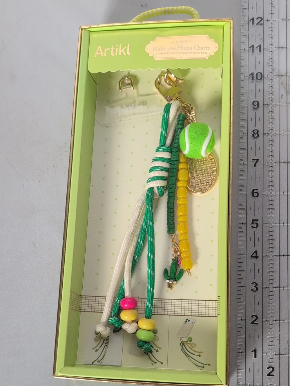Artikl Tennis Themed Multi-use Phone Charm
